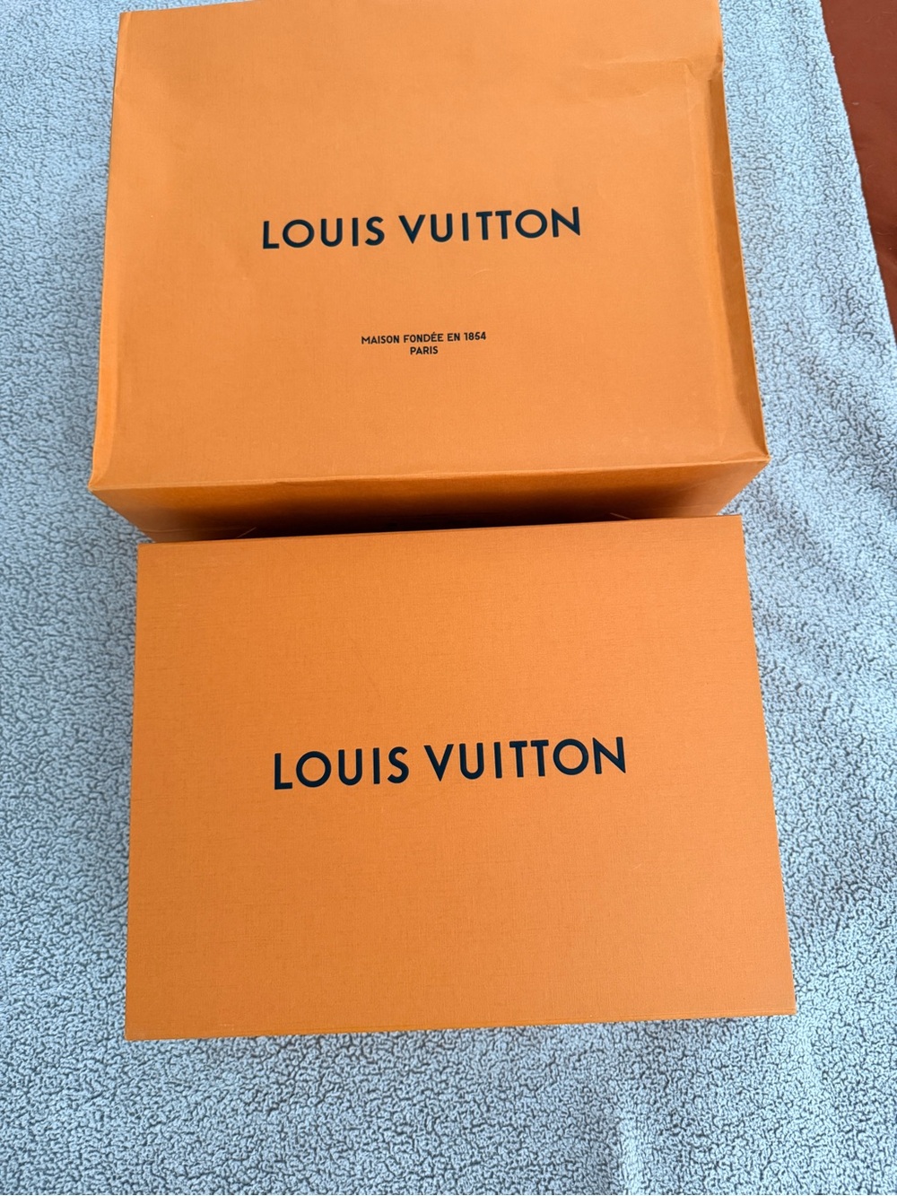 Louis Vuitton Brown Leather Men’s Slip-On Loafers with Gold LV Hardware - Picture 7 of 9